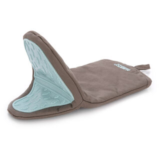 Alberto Cotton And Silicone Glove Heat Resistant Brown & Blue