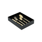 La Mesa 16 Piece Cutlery Set Shiny Gold image number 2