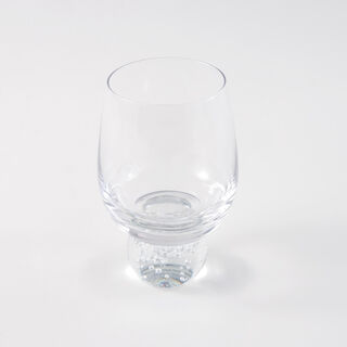 La Mesa 4Pcs Clear Glass Cup Set With Bubble Base