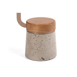 Homez crivo side table, walnut 40*40*55 cm