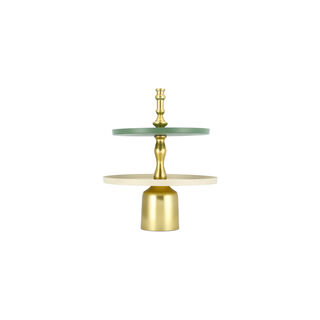 Mosaic 2 Tier Cake Stand Plate