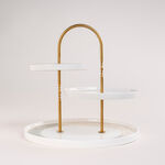 Misk Stainless Steel 3 Tier Serving Stand image number 1