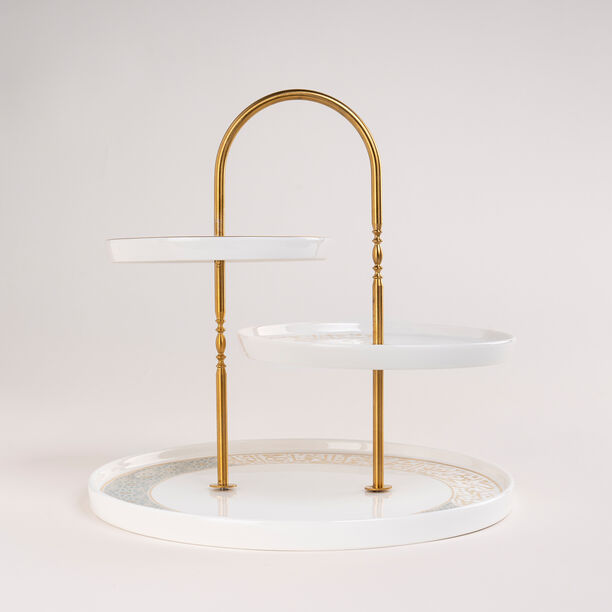 Misk Stainless Steel 3 Tier Serving Stand image number 1