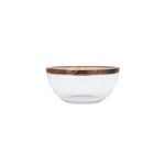 Glass Mixing Bowl With Wood Lid image number 0
