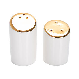 La Mesa  Salt & Pepper 2 Pieces Set Gold Plated