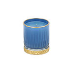Gloria gold candle 7.5*8.5 Cm Blue image number 1