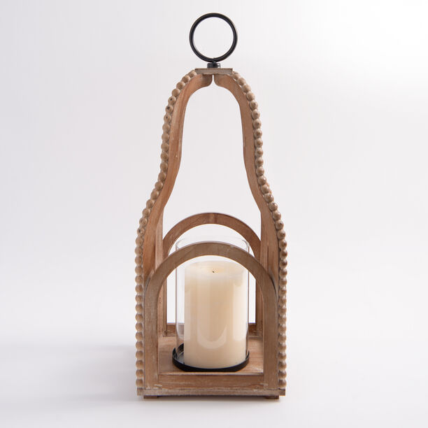 Lantern wood 22*22*56 cm image number 1