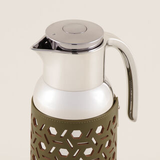 Dallaty Stainless Steel Thermos, Silver, 1.3L