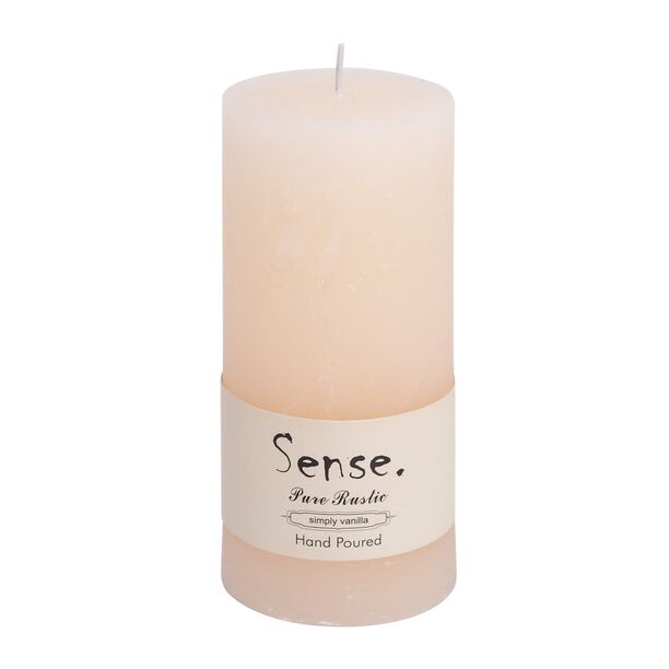 Pillar Candle Sense Rustic Ivory  image number 0