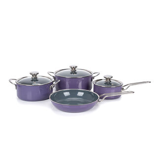  7 Pcs Light Purple Porsteel Set