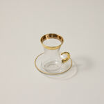 18 Piece Tea Set Gold Rim image number 2