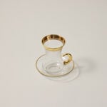 18 Piece Tea Set Gold Rim image number 2