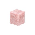 Marble Square Candle 8*8*8 cm Light Pink image number 1