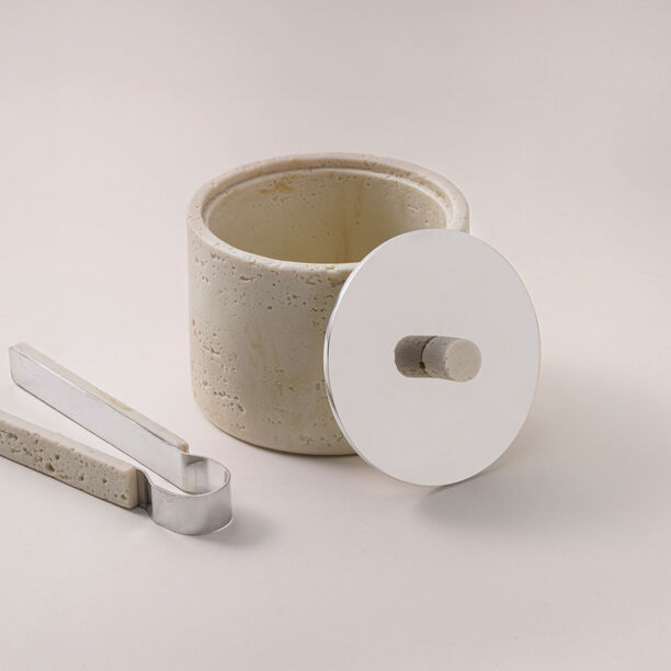 Homez oud burner set travertine collection 9.5*9.5*16.5cm image number 5