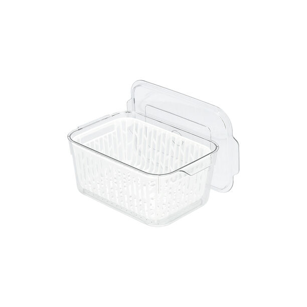 Fridge Bin 2L With Lid And Inner Basket image number 2