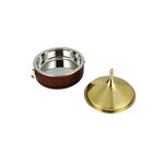Food Warmer With Lid Hammered image number 2