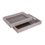Wooden Tray 2 Pieces Set image number 1