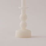 هومز شمعة جلو من شمع الصويا، أبيض 5.8*5.8*14سم image number 2