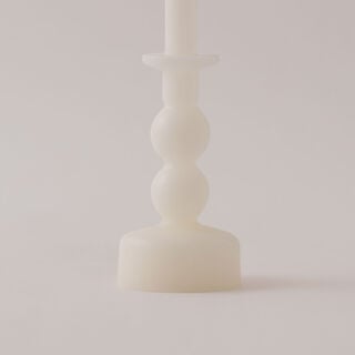 هومز شمعة جلو من شمع الصويا، أبيض 5.8*5.8*14سم