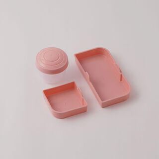 Alberto plastic salad bowl, pink 21.8*18.1*8.4cm