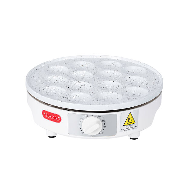 Alberto white pop cake maker 700W, 14 slots image number 0