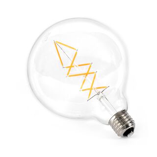 Decorative Led Bulbs Clear Glass Lumen10000H 6W 