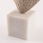 Homez resin fishy decorative sculpture 22.5*9*33.5cm, beige image number 3