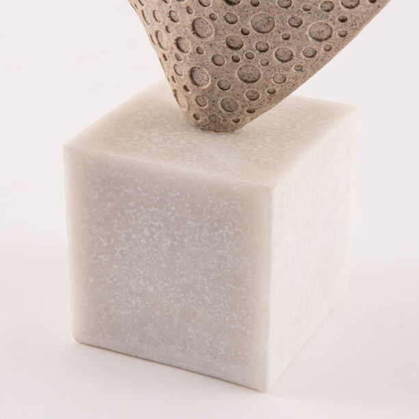 Homez resin fishy decorative sculpture 22.5*9*33.5cm, beige image number 3