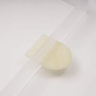 Dallaty Acrylic Tray With Beige Color Handle, 59.5*30*5 Cm