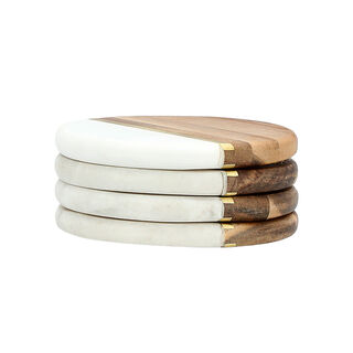 4 Pcs Coasters Set