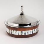 Large Food Warmer nickel Plated image number 0