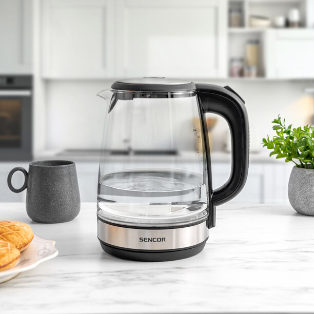 Sencor metal black kettle 1.8 L, 2000W image number 0