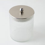 Alberto glass canister set 3pcs 12*12*14cm, silver image number 2