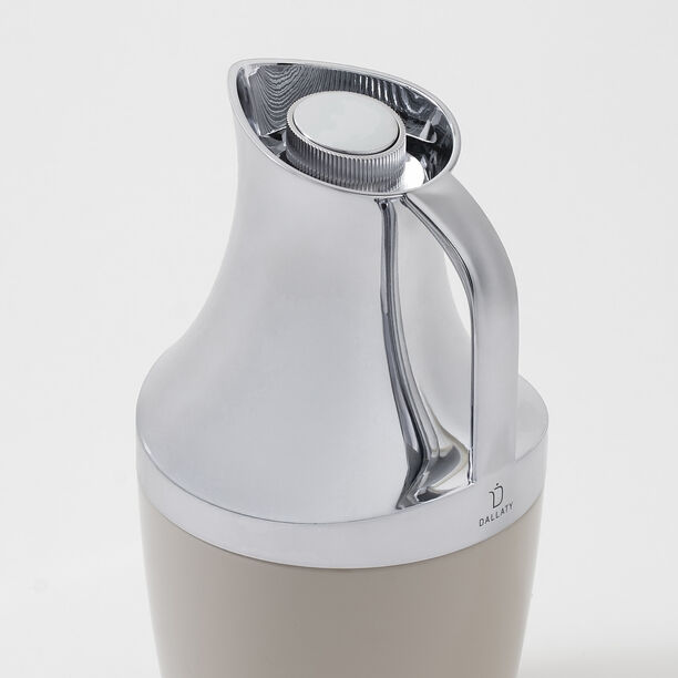 Dallaty 1L stainless steel vacuum flask in beige image number 2
