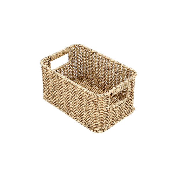 Rattan storage basket 27.5*18*14 cm image number 3
