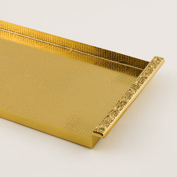 دلتي صينية تقديم، ذهبي، 46*24*3 سم image number 2