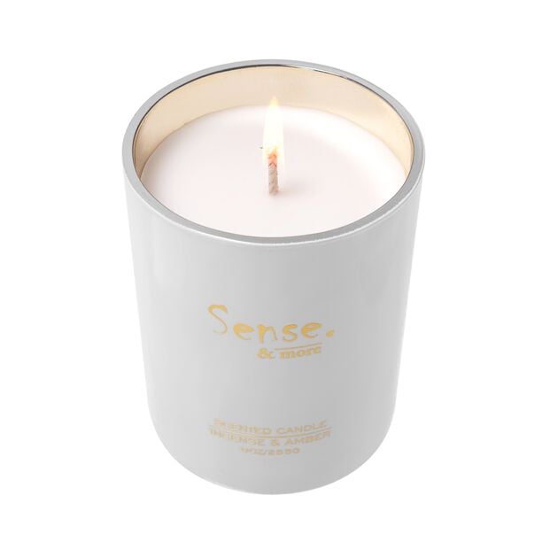 Scented Glass Jar Candle Colred With 5% Fragrance image number 1
