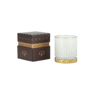 Gloria gold candle 7.5*8.5 Cm White
