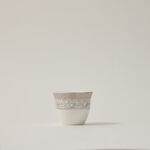 Dallaty white porcelain and glass Tea and coffee cups set 18 pcs image number 2