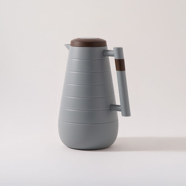 دلتي دلة بلاستيك مع خشب، أزرق فاتح 1 لتر image number 0