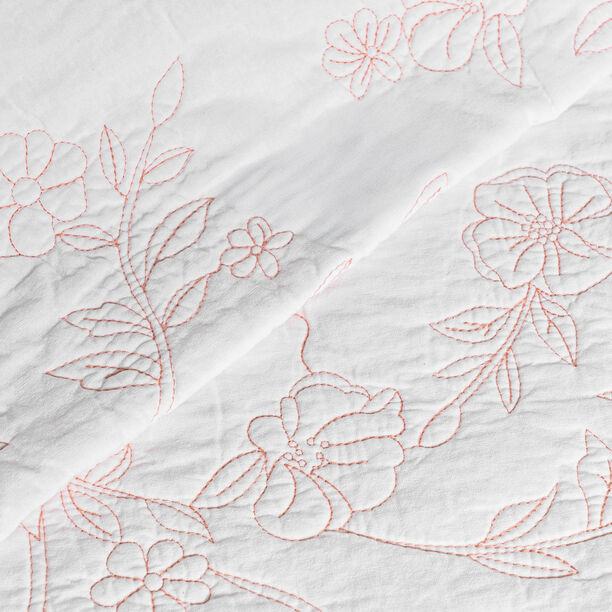 بوتيك بلانش طقم لحاف كينج قطن 3 قطع 250*240سم، أبيض image number 5