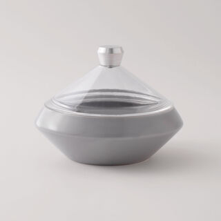 Dallaty date bowl porcelain grey color