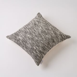100% Cotton Textured cushion cover Black 45x45cm