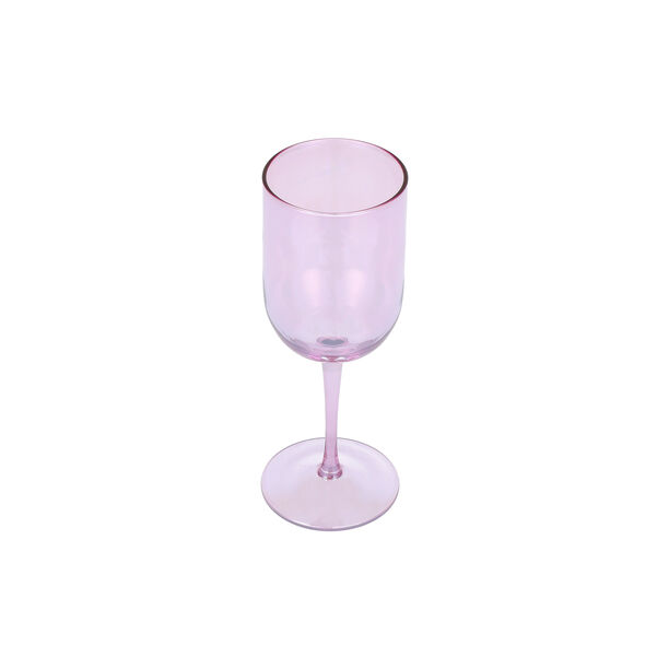 Set Of 4 Clear Juice Glass With Pink image number 3