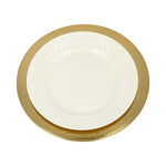 Manuscript Charger Plate Gold Colour image number 1