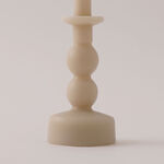 Homez Soya Wax Glow Candle, Beige 5.8*5.8*14Cm image number 2