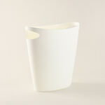 Homez 7.7L White Oval Trash Bin image number 1