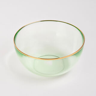 La Mesa pink porcelain/glass 18 pc dinner set