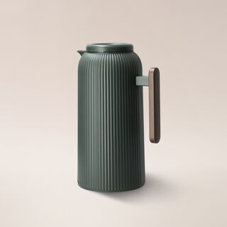 Dallaty dark green plastic vacuum flask 1L
