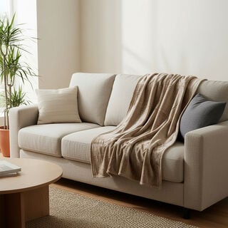 Super Soft Throw 127*152Cm Natural